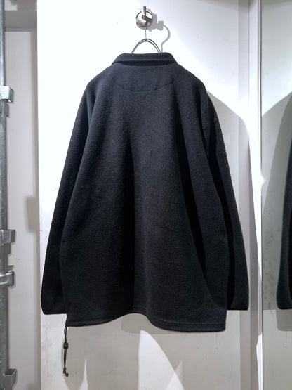 90s RHINOCEROS SPORT Fleece × Nylon Half-Zip Shirt