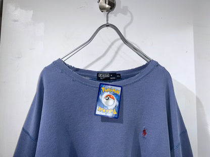 Ralph Lauren Lavender Distressed Sweatshirt