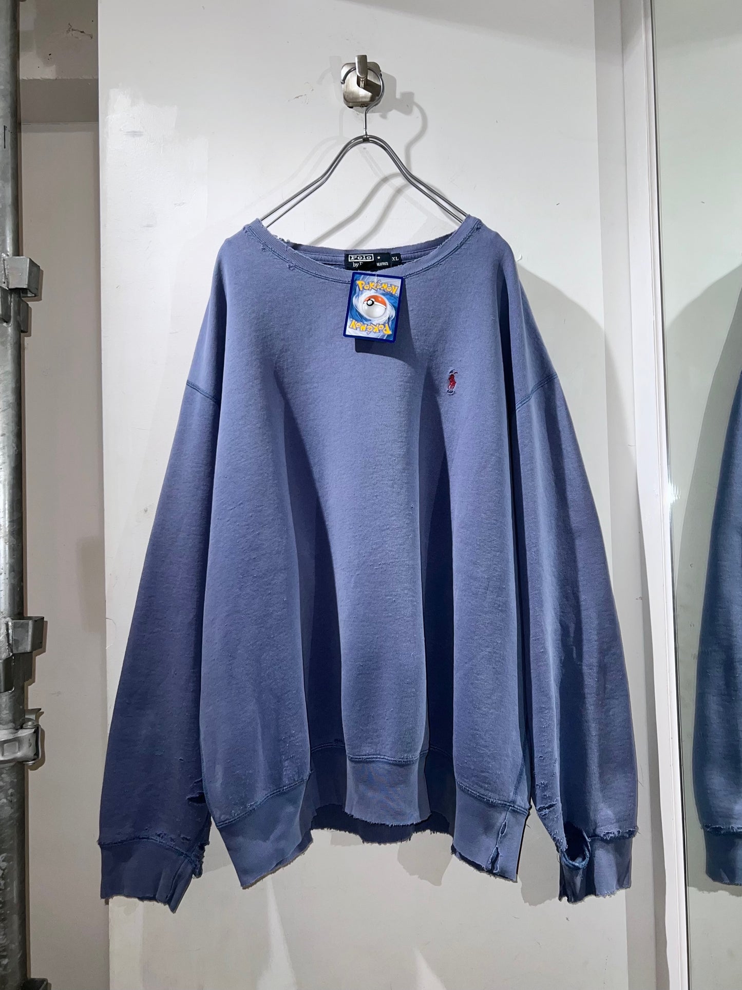 Ralph Lauren Lavender Distressed Sweatshirt