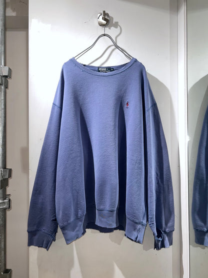 Ralph Lauren Lavender Distressed Sweatshirt