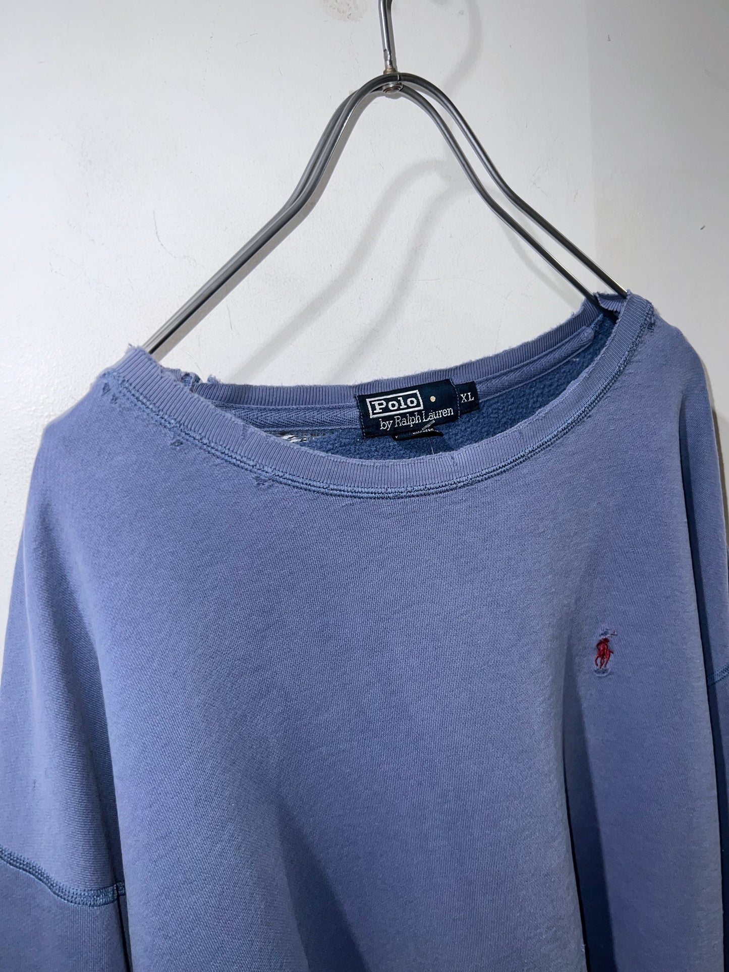Ralph Lauren Lavender Distressed Sweatshirt