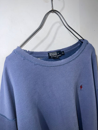 Ralph Lauren Lavender Distressed Sweatshirt
