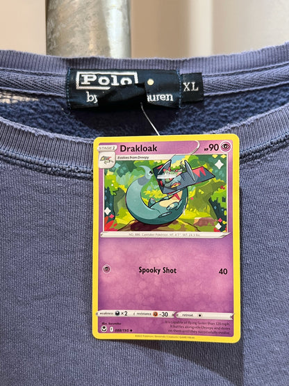 Ralph Lauren Lavender Distressed Sweatshirt