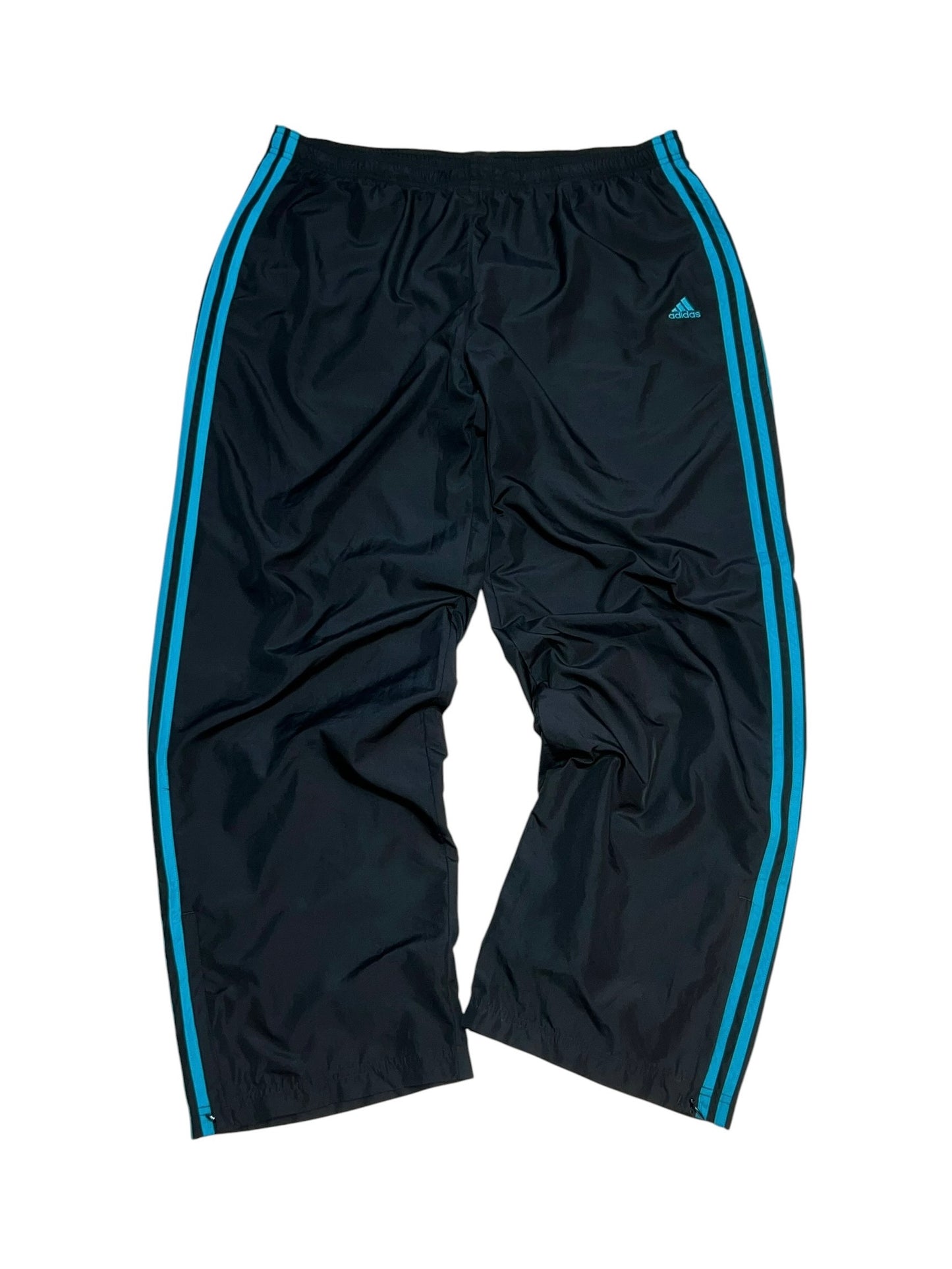 Adidas Wide Leg Nylon Track Pants