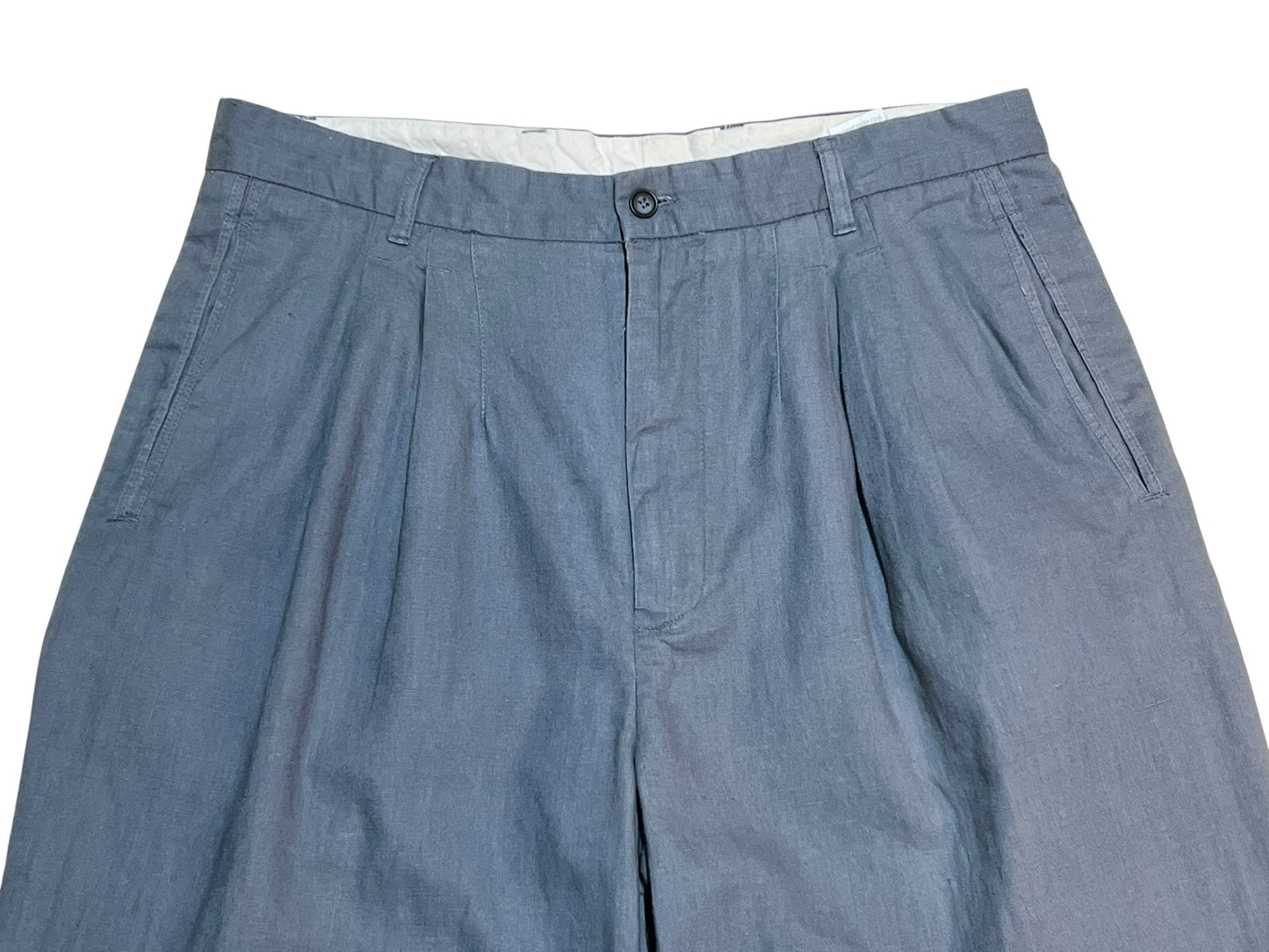 Old Linen mix Loose Wide Trousers
