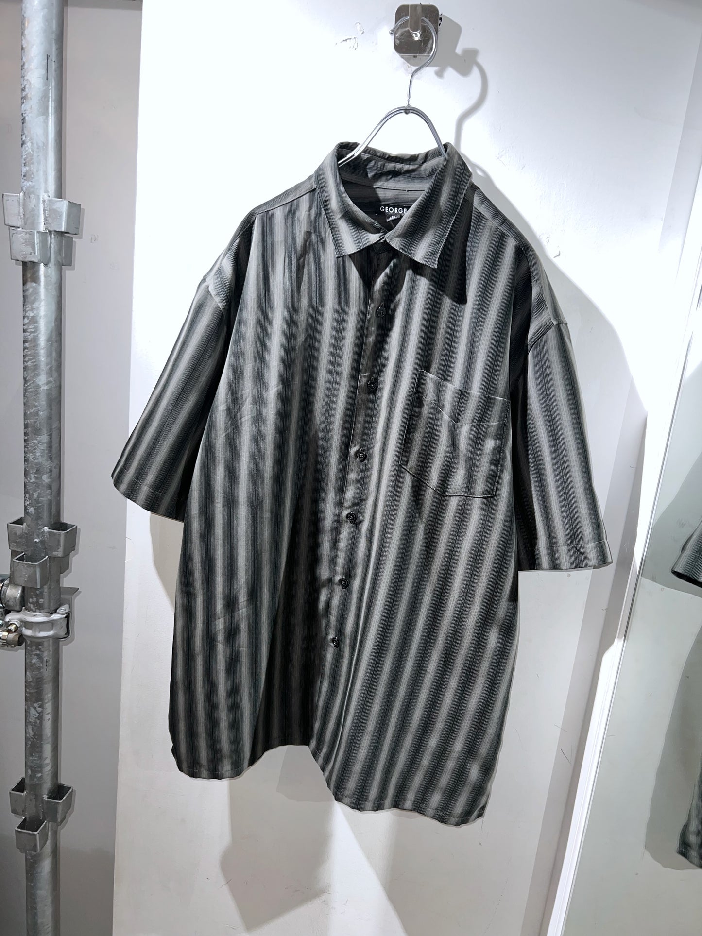 George Moisture Wicking Shadow Striped Shirt