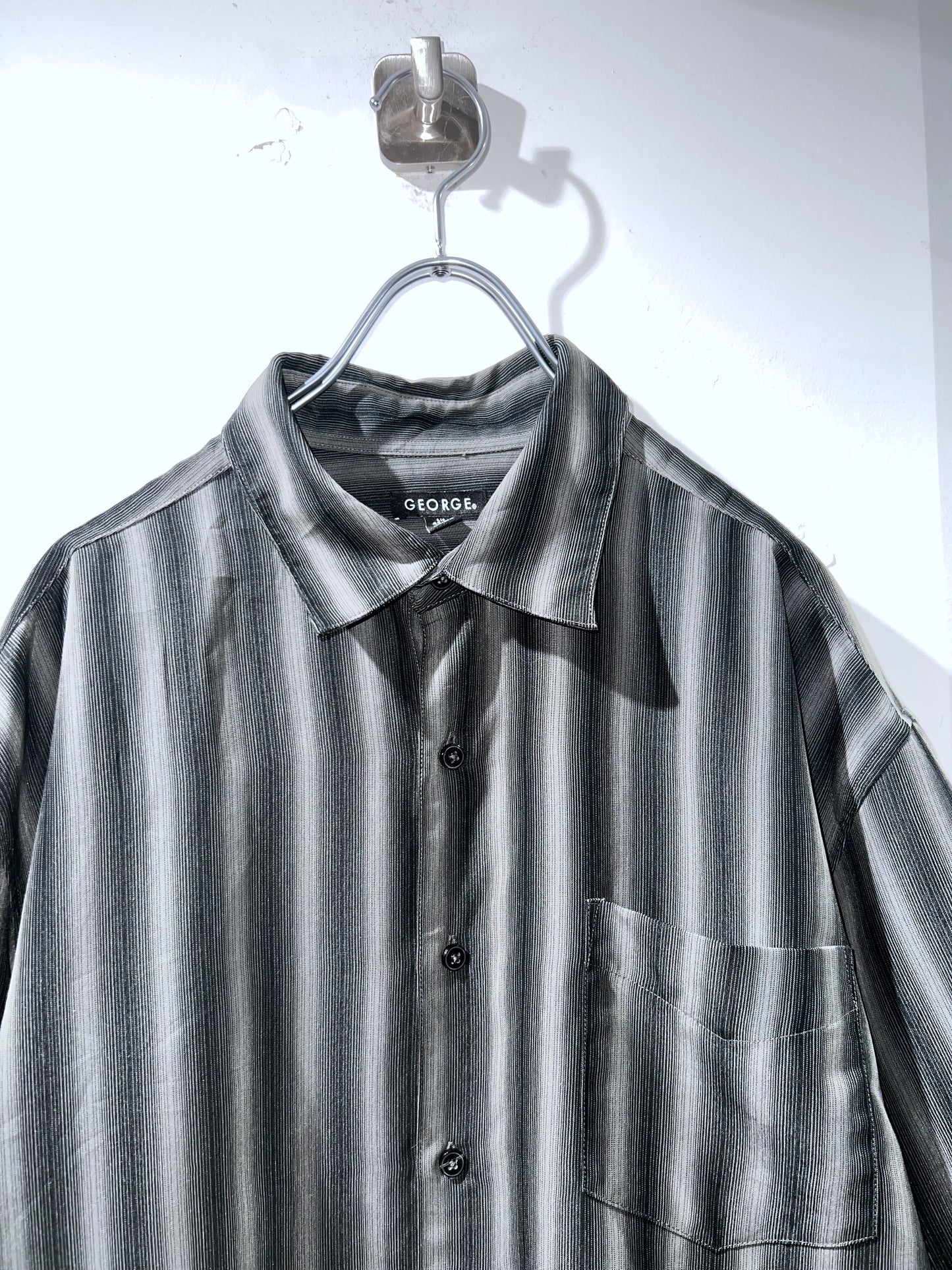 George Moisture Wicking Shadow Striped Shirt