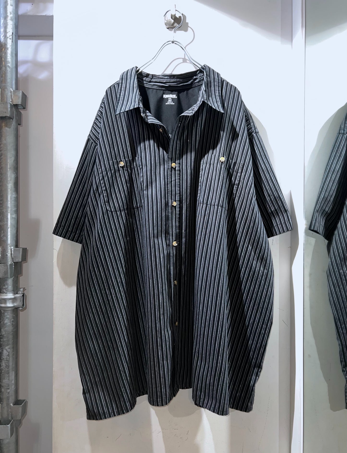 KINGSIZE Oversized Striped Shirt