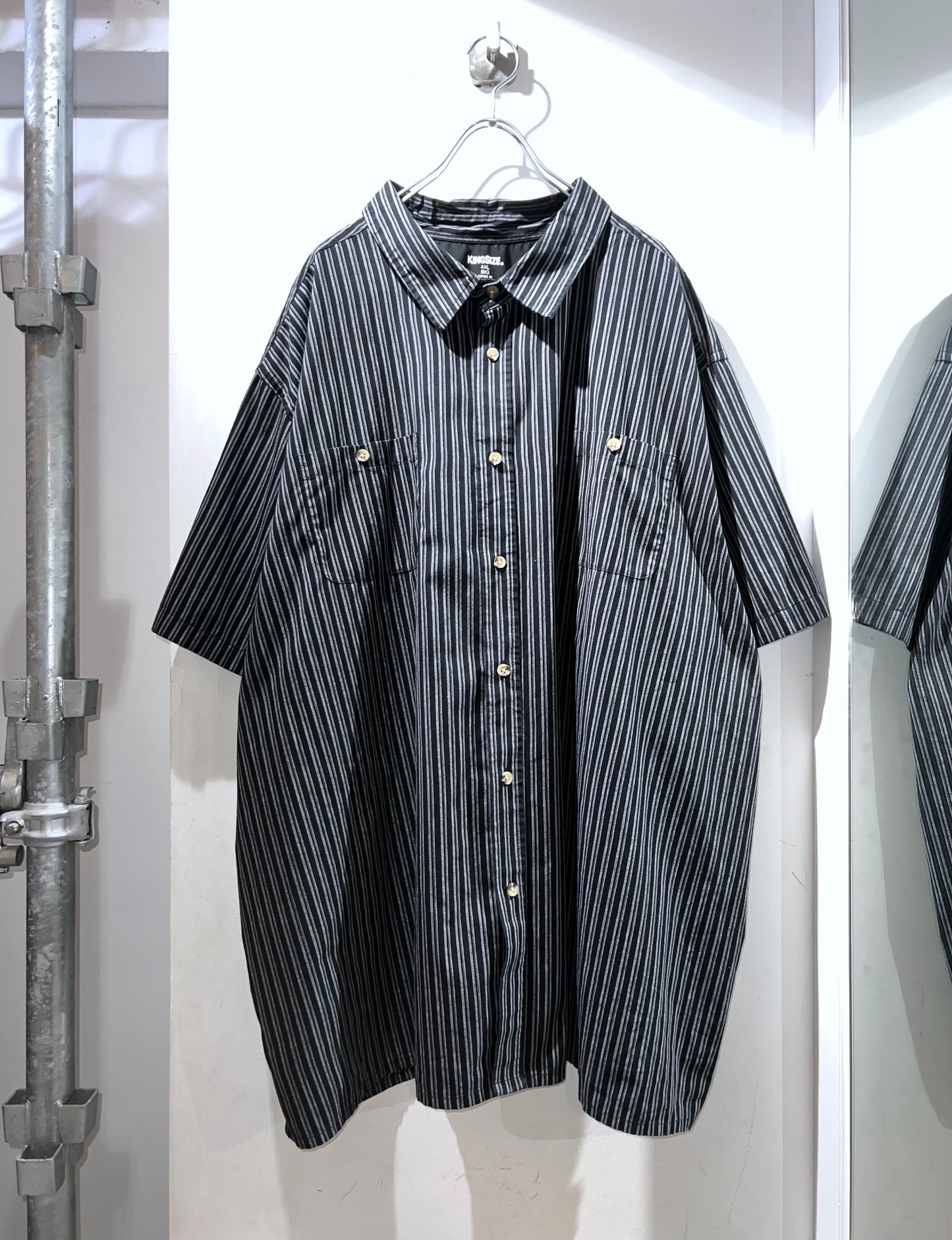 KINGSIZE Oversized Striped Shirt