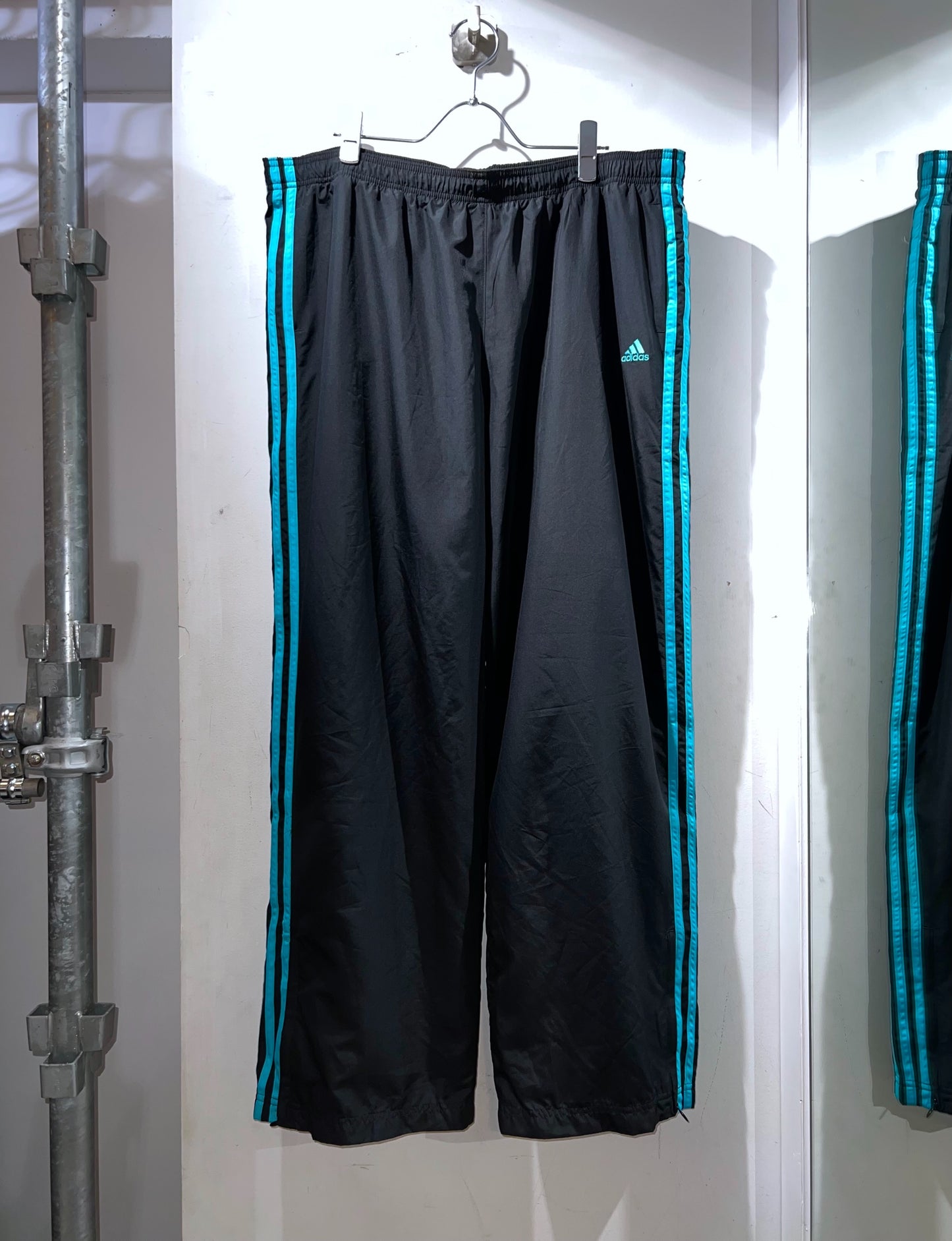 Adidas Wide Leg Nylon Track Pants