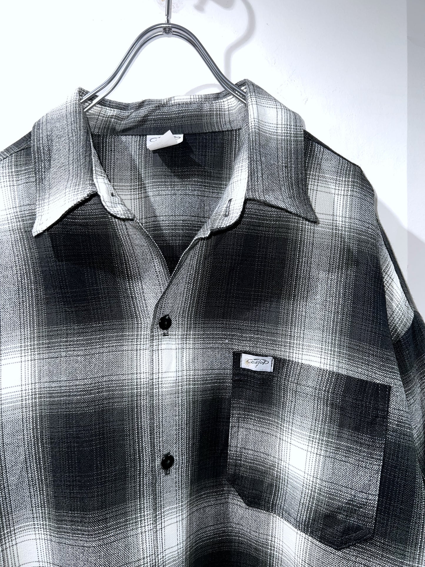 Old Caltop Oversized Plaid Shirt