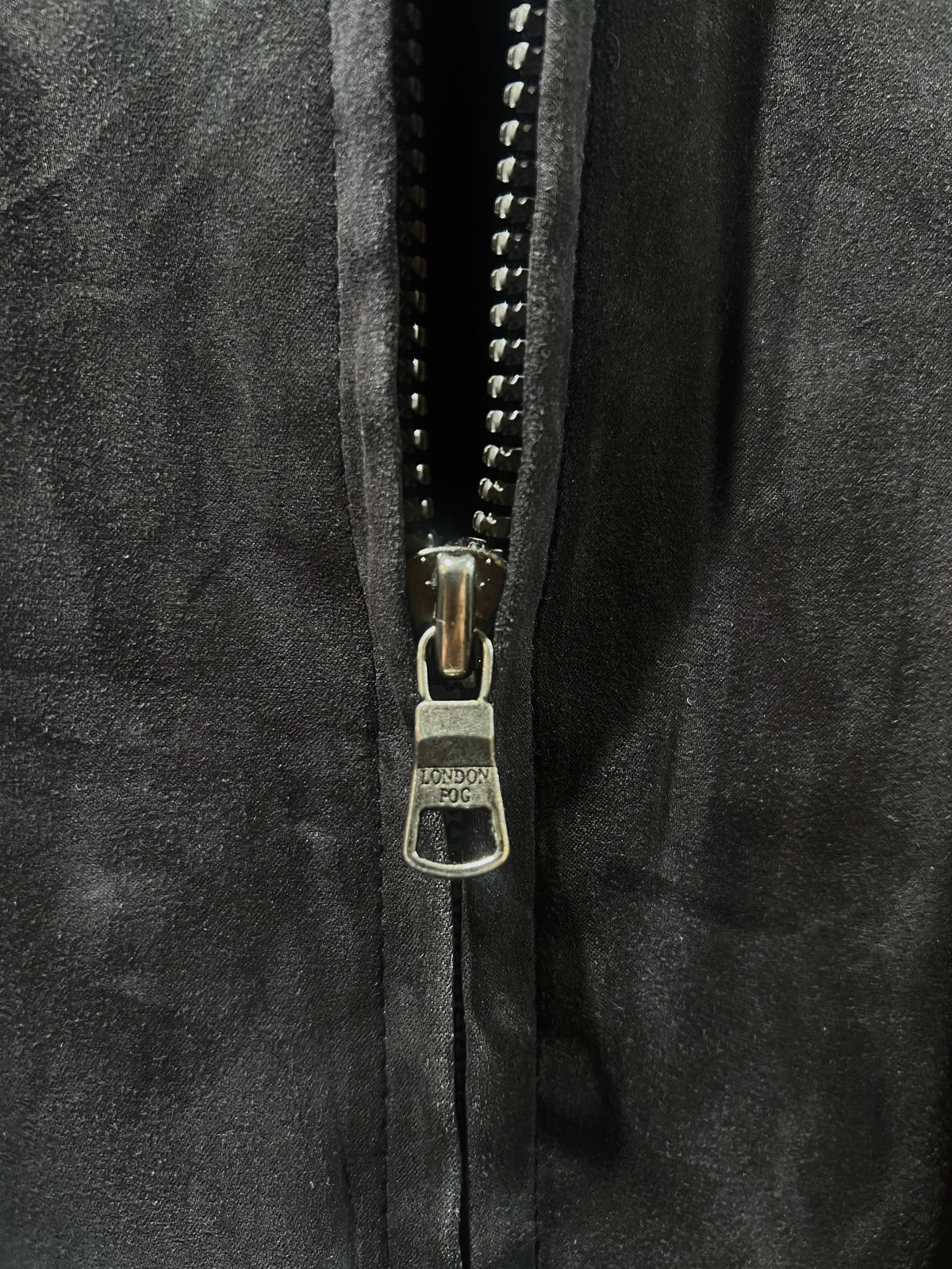 LONDON FOG Micro Suede Zip-up Blouson