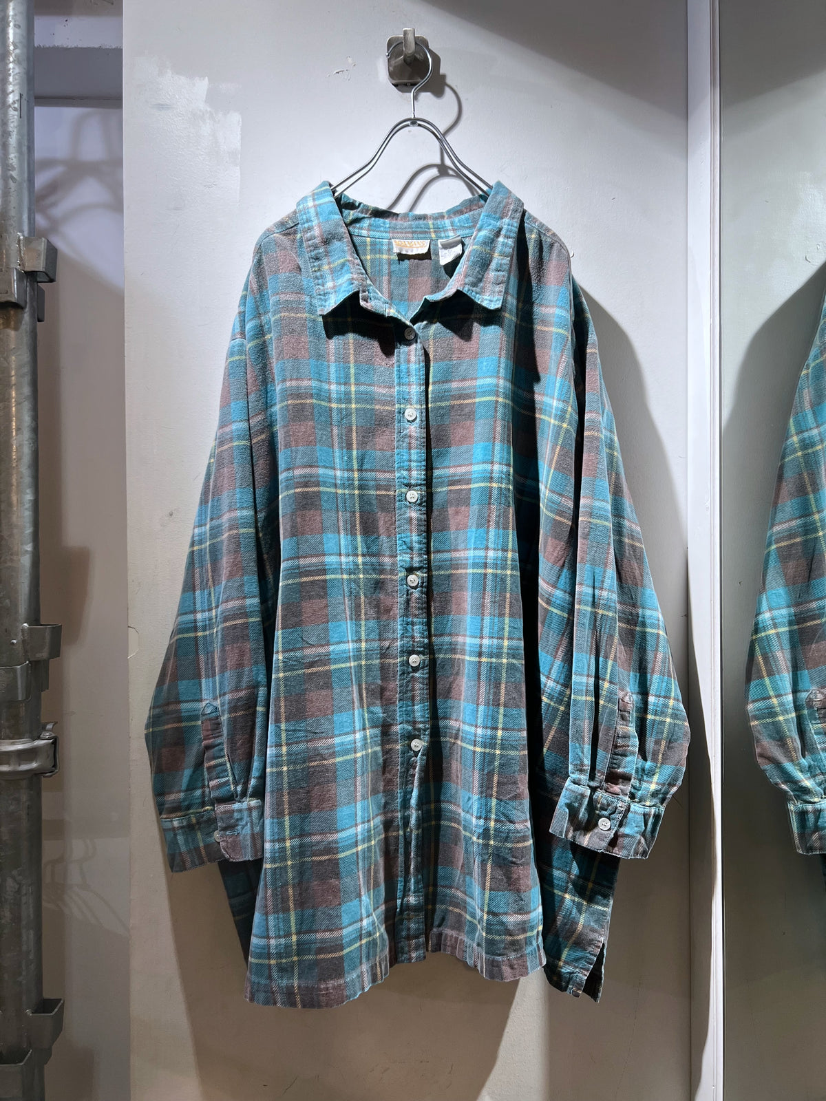 90s ROAMAN'S Oversized Flannel Shirt