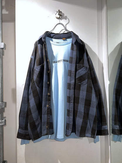 Vintage "St. John's Bay" Buffalo Check Flannel Shirt