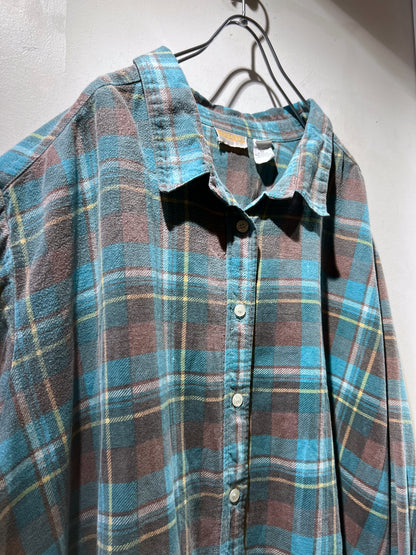 90s ROAMAN'S Oversized Flannel Shirt
