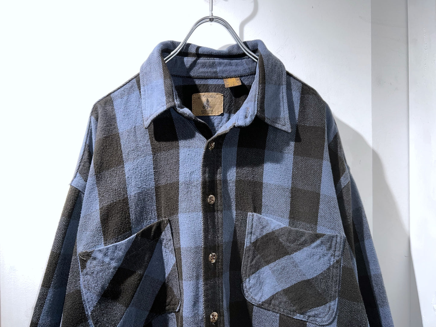 Vintage "St. John's Bay" Buffalo Check Flannel Shirt
