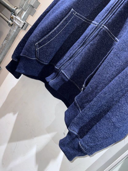 00s KOMAN Comfortable Zip-Up Hoodie