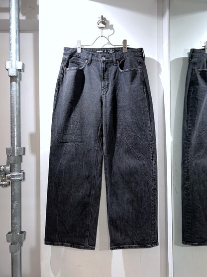 OLD NAVY Black Wide Leg Denim Pants