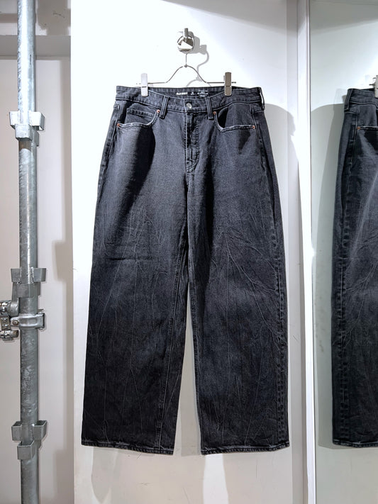 OLD NAVY Black Wide Leg Denim Pants