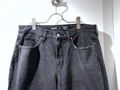 OLD NAVY Black Wide Leg Denim Pants