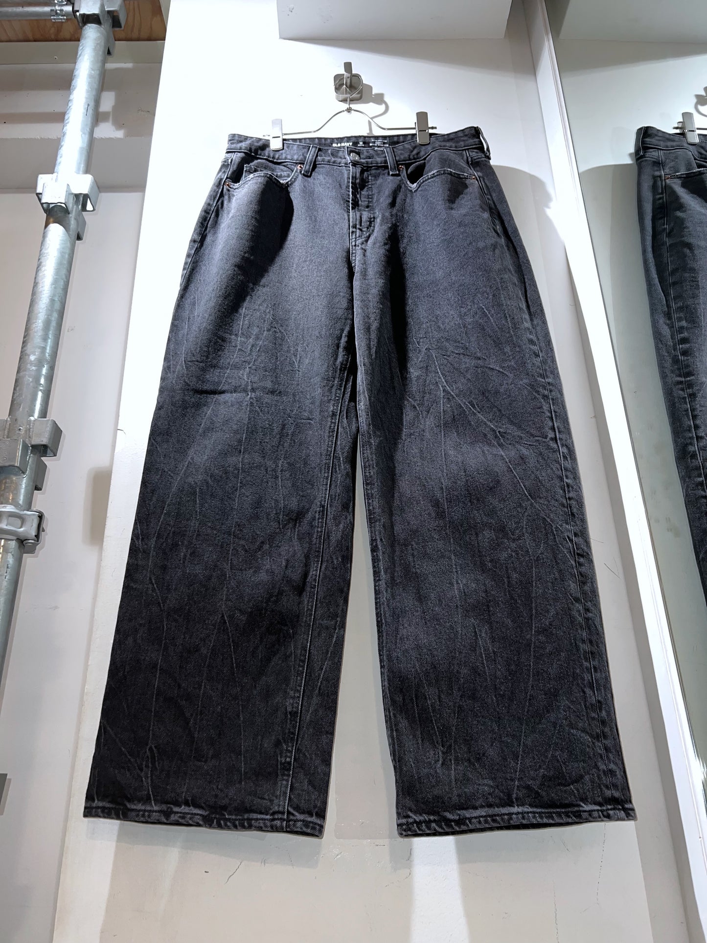 OLD NAVY Black Wide Leg Denim Pants