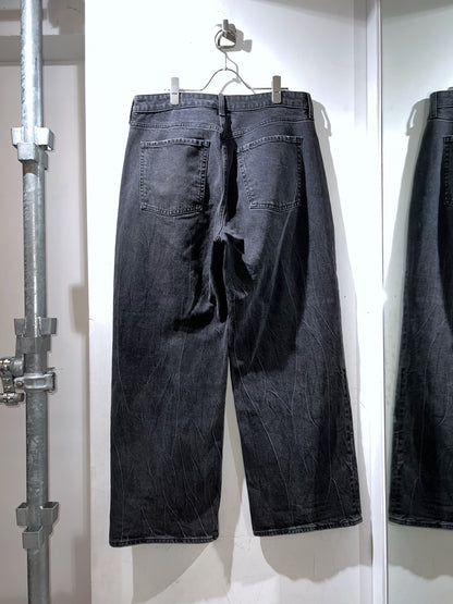 OLD NAVY Black Wide Leg Denim Pants