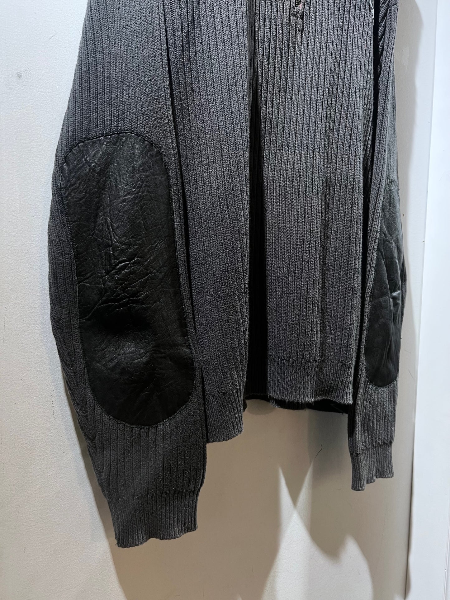 Old Harley-Davidson 1/4 Zip Cotton Sweater