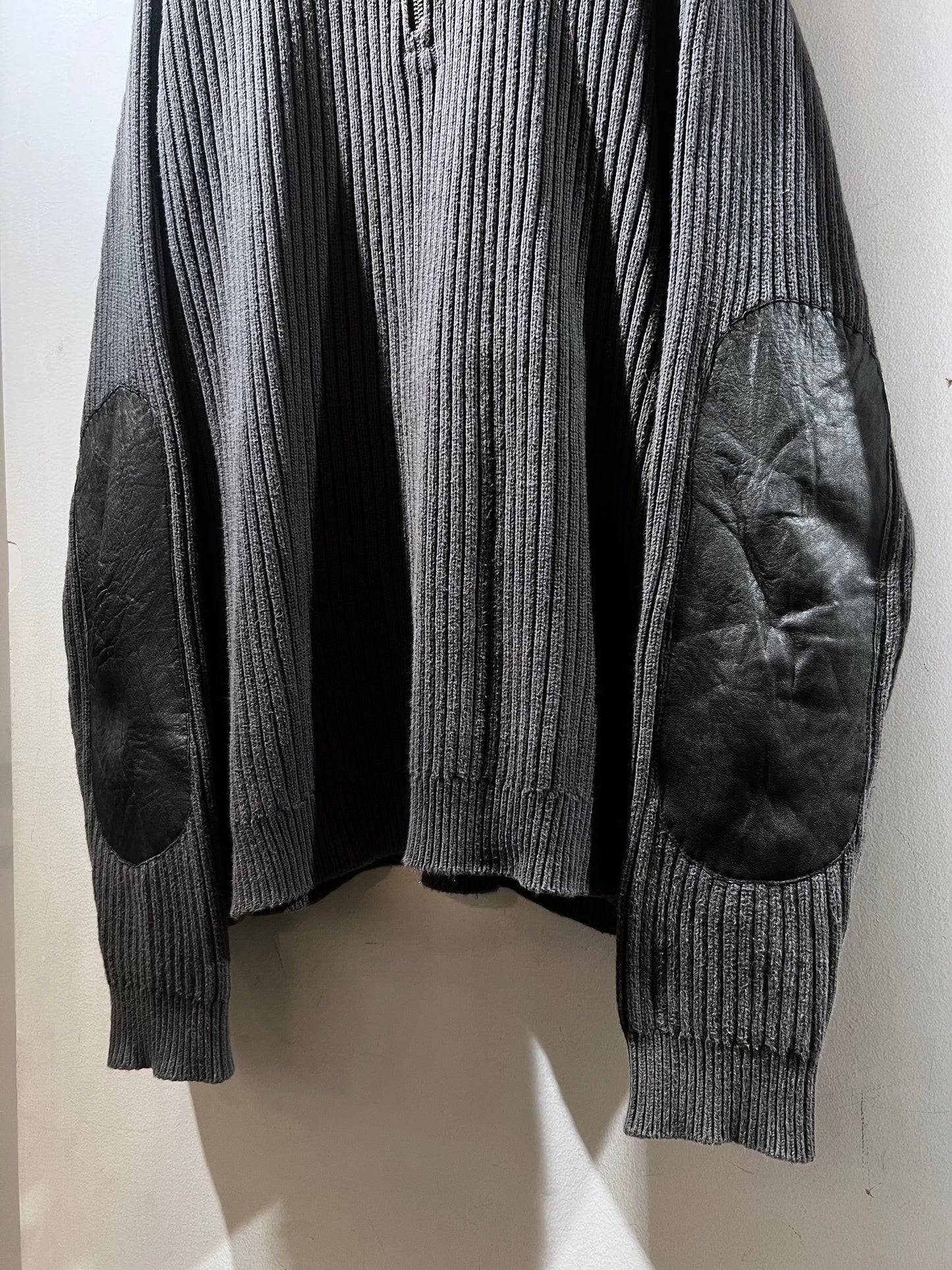 Old Harley-Davidson 1/4 Zip Cotton Sweater