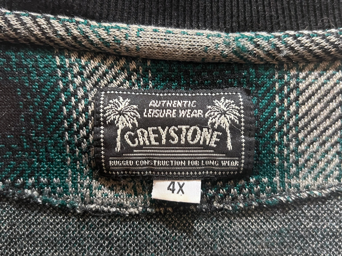 00s GREYSTONE Oversized Ombre Polo