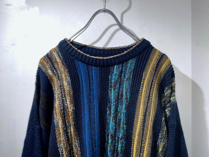 Vintage Euro Alessandro Magno Wool mix Design Sweater