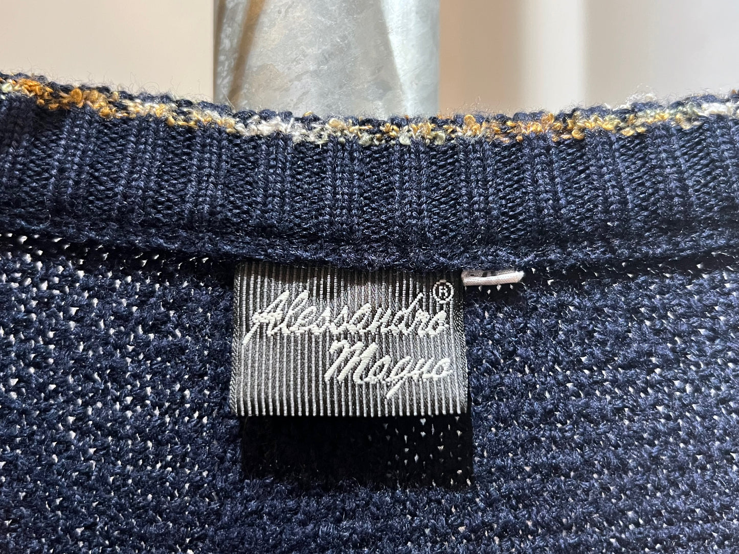 Vintage Euro Alessandro Magno Wool mix Design Sweater