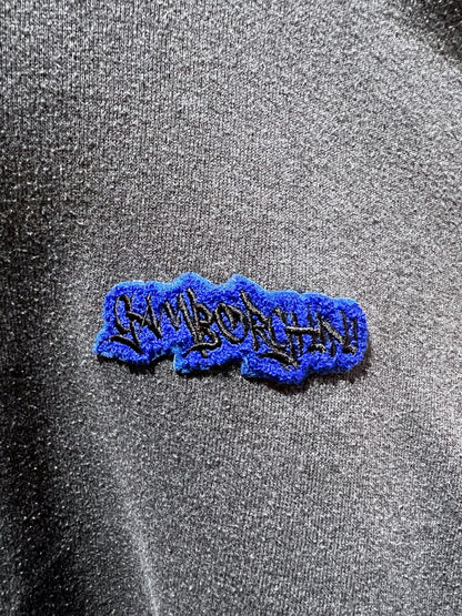 GAMBLING™︎ Gamborghini Chenille Patched Crewnecks GRY