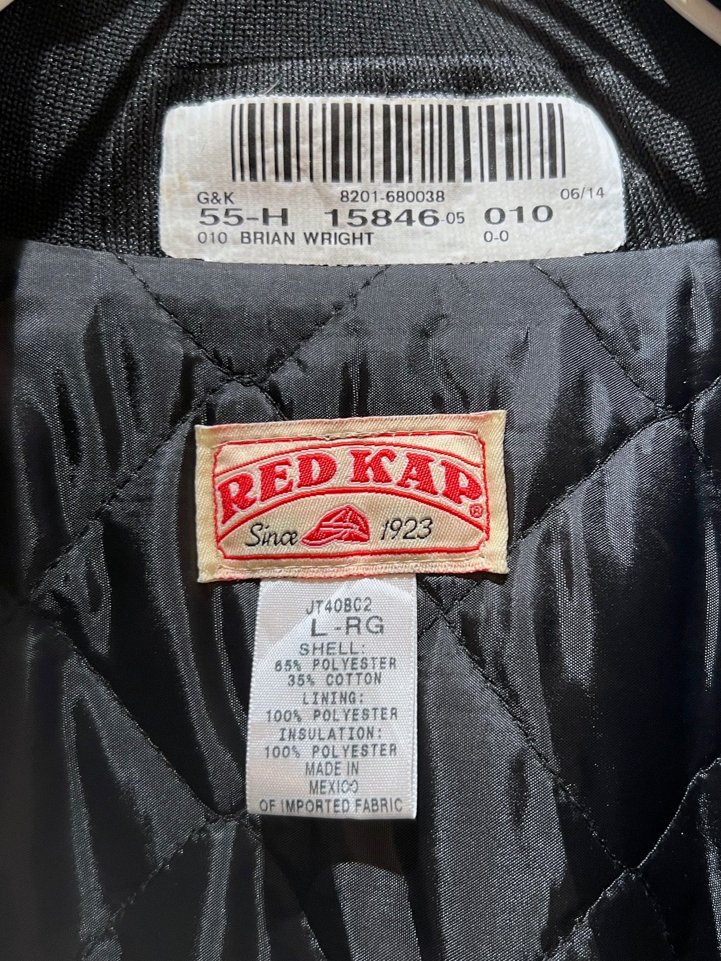Red Kap Zip-Up Worker Jacket