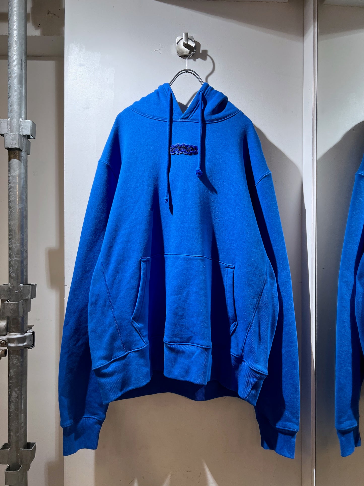 GAMBLING™︎ Gamborghini Chenille Patched Hoodie BLU