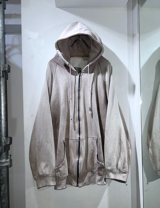 90s Bay Trading Thermal-lined Zip Up Hoodie