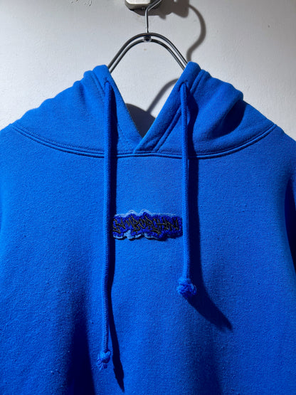 GAMBLING™︎ Gamborghini Chenille Patched Hoodie BLU