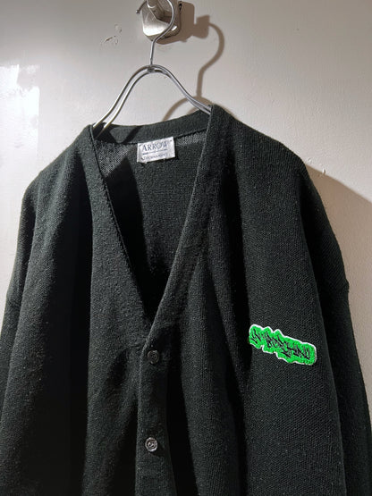 GAMBLING™︎ Gamborghini Chenille Patched Cardigan