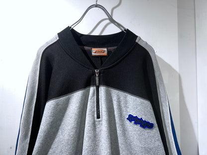 GAMBLING™︎ Gamborghini Chenille Patched 1/4 Fleece Top