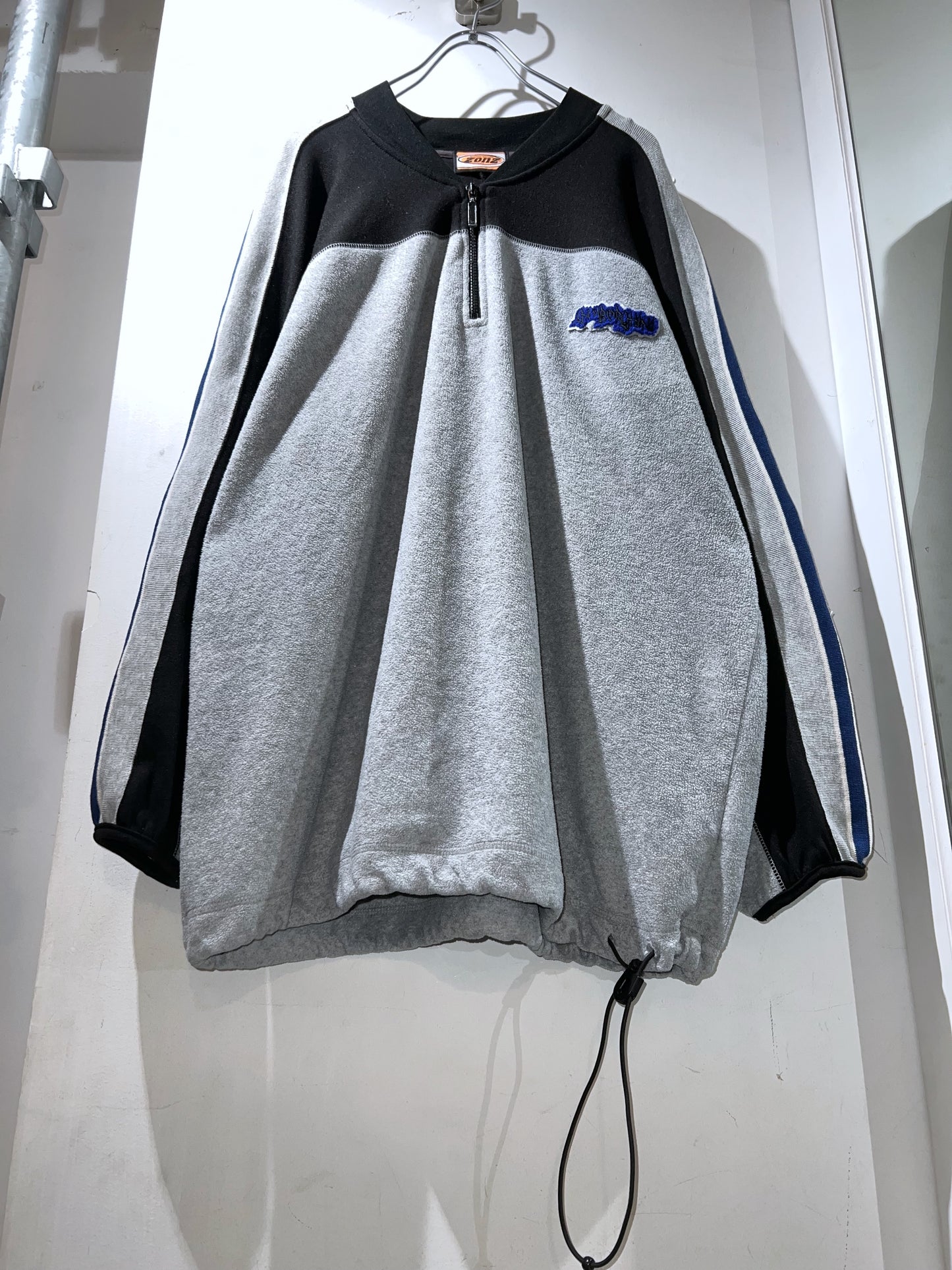 GAMBLING™︎ Gamborghini Chenille Patched 1/4 Fleece Top