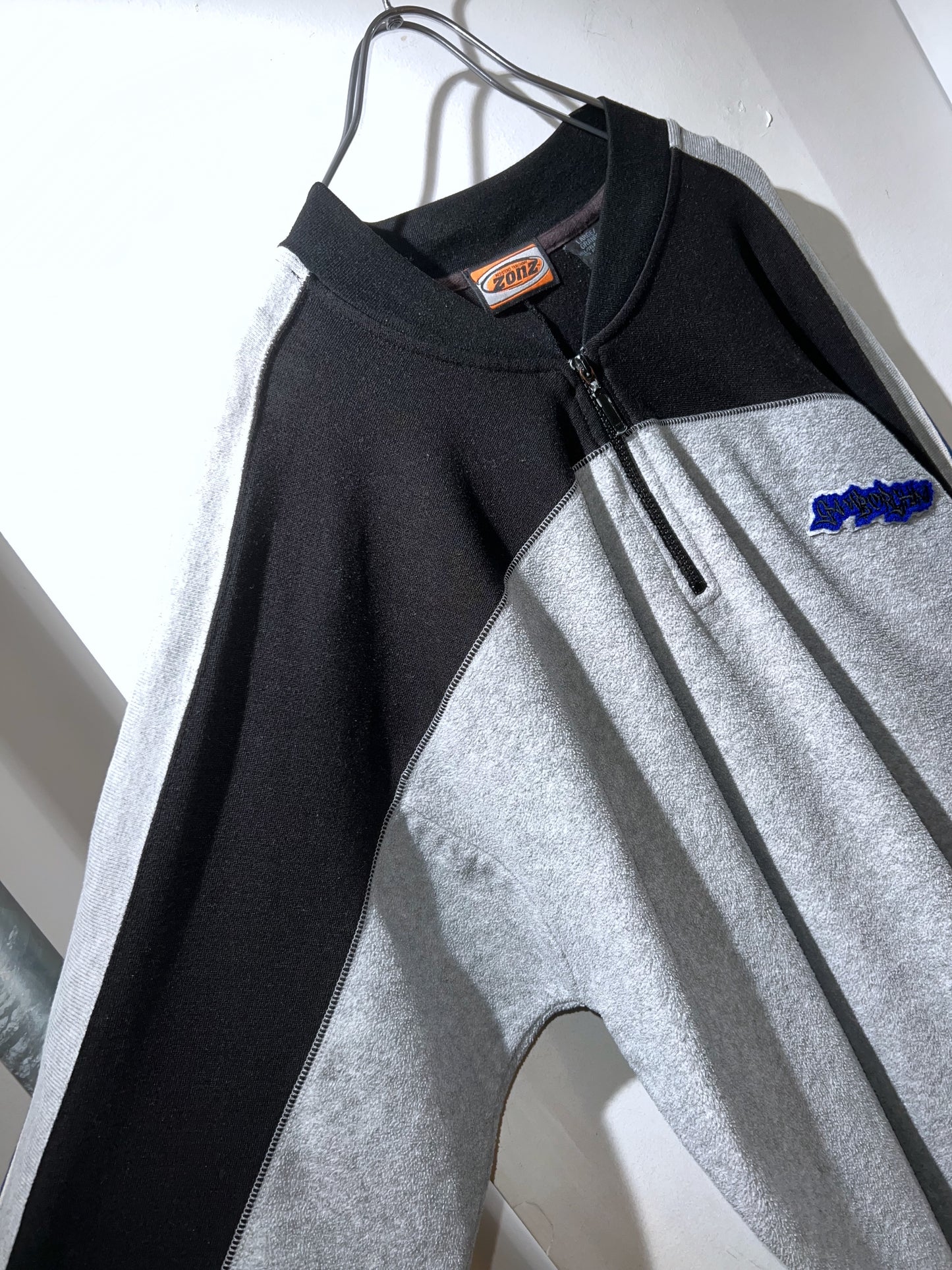 GAMBLING™︎ Gamborghini Chenille Patched 1/4 Fleece Top