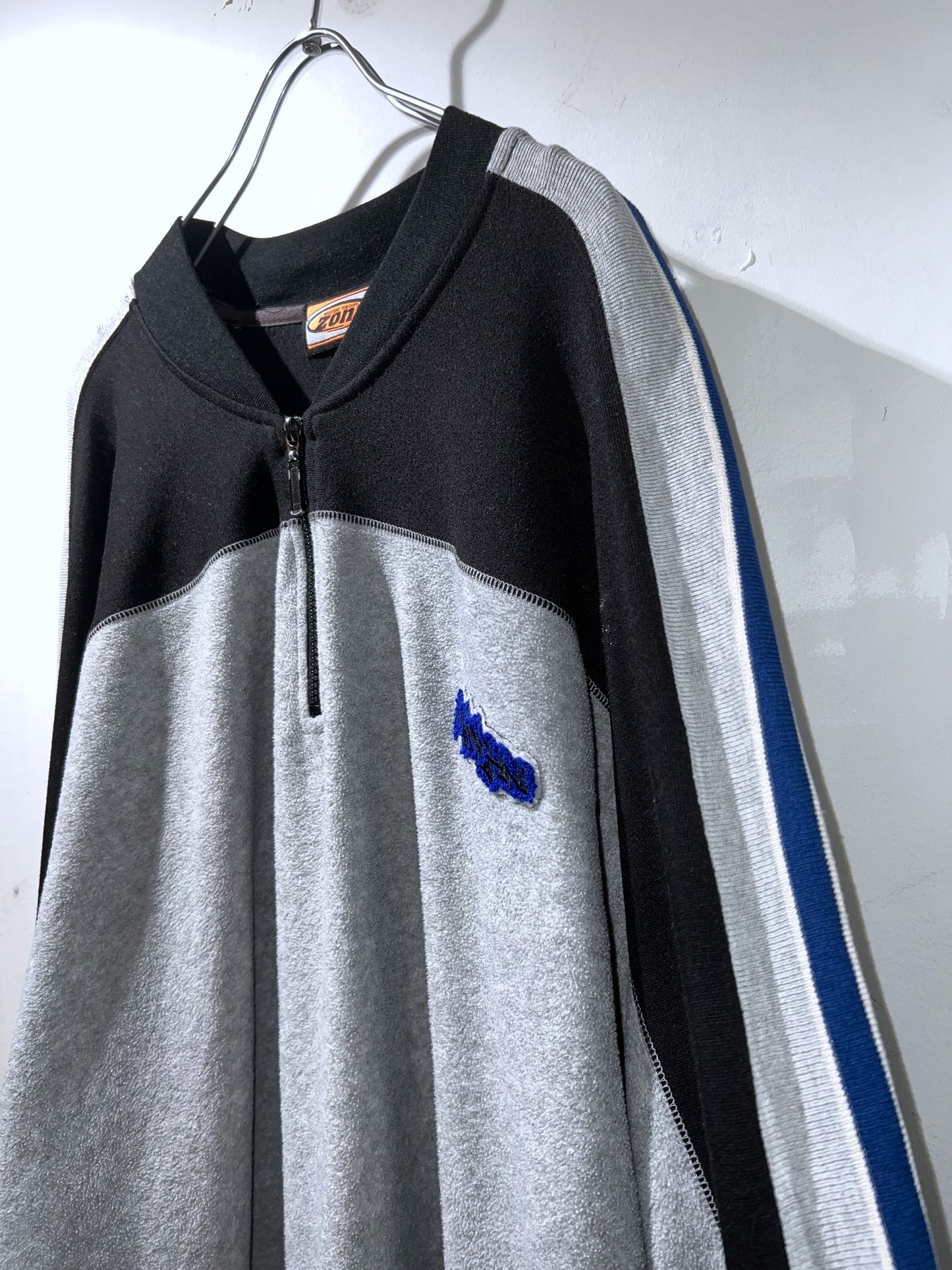 GAMBLING™︎ Gamborghini Chenille Patched 1/4 Fleece Top