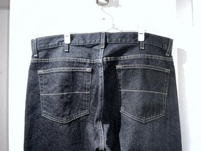 GAMBLING™︎ Gamborghini Chenille Logo Denim Pants