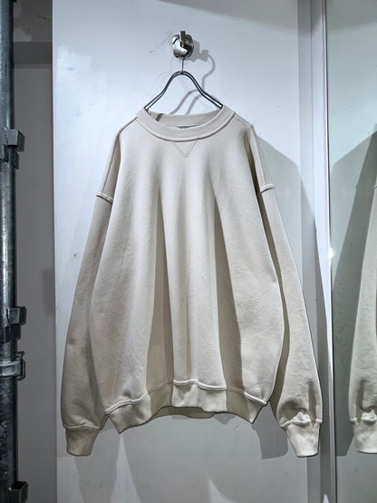 Vintage Ivory Solid Sweatshirt