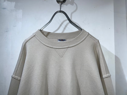 Vintage Ivory Solid Sweatshirt