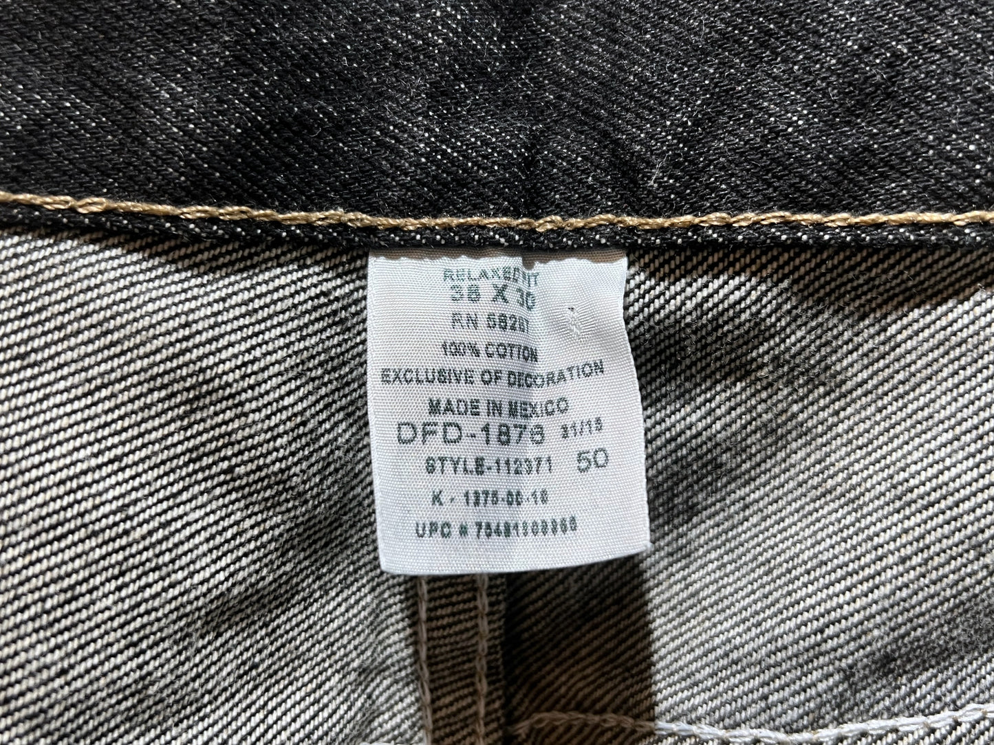 GAMBLING™︎ Gamborghini Chenille Logo Denim Pants