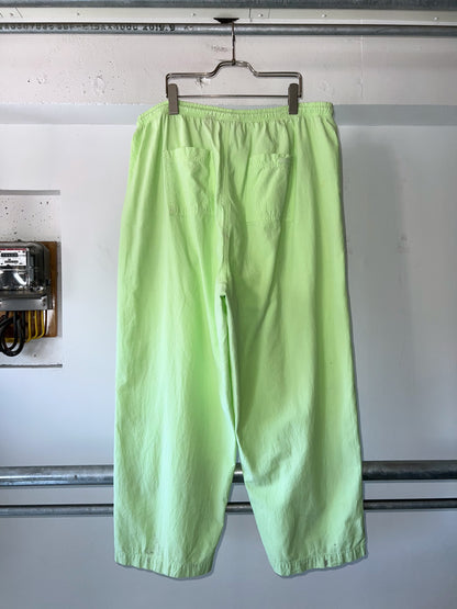 00s Neon Green Wide Easy Pants