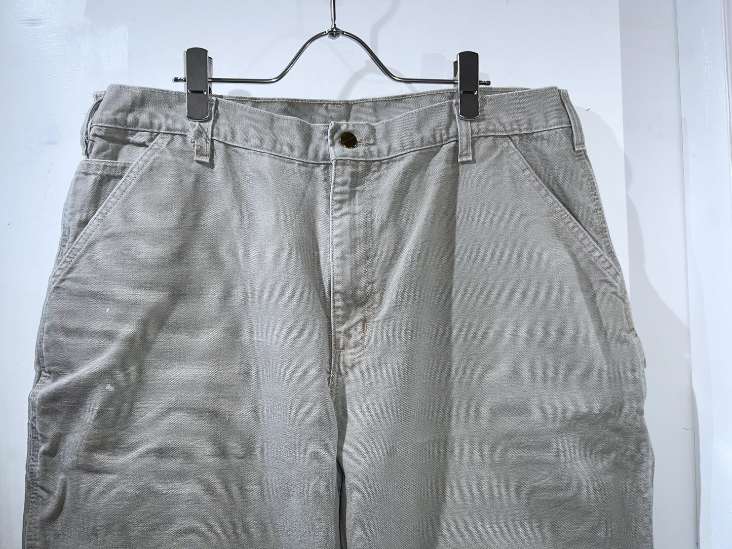 Carhart Greige Hard Canvas Painter Pants
