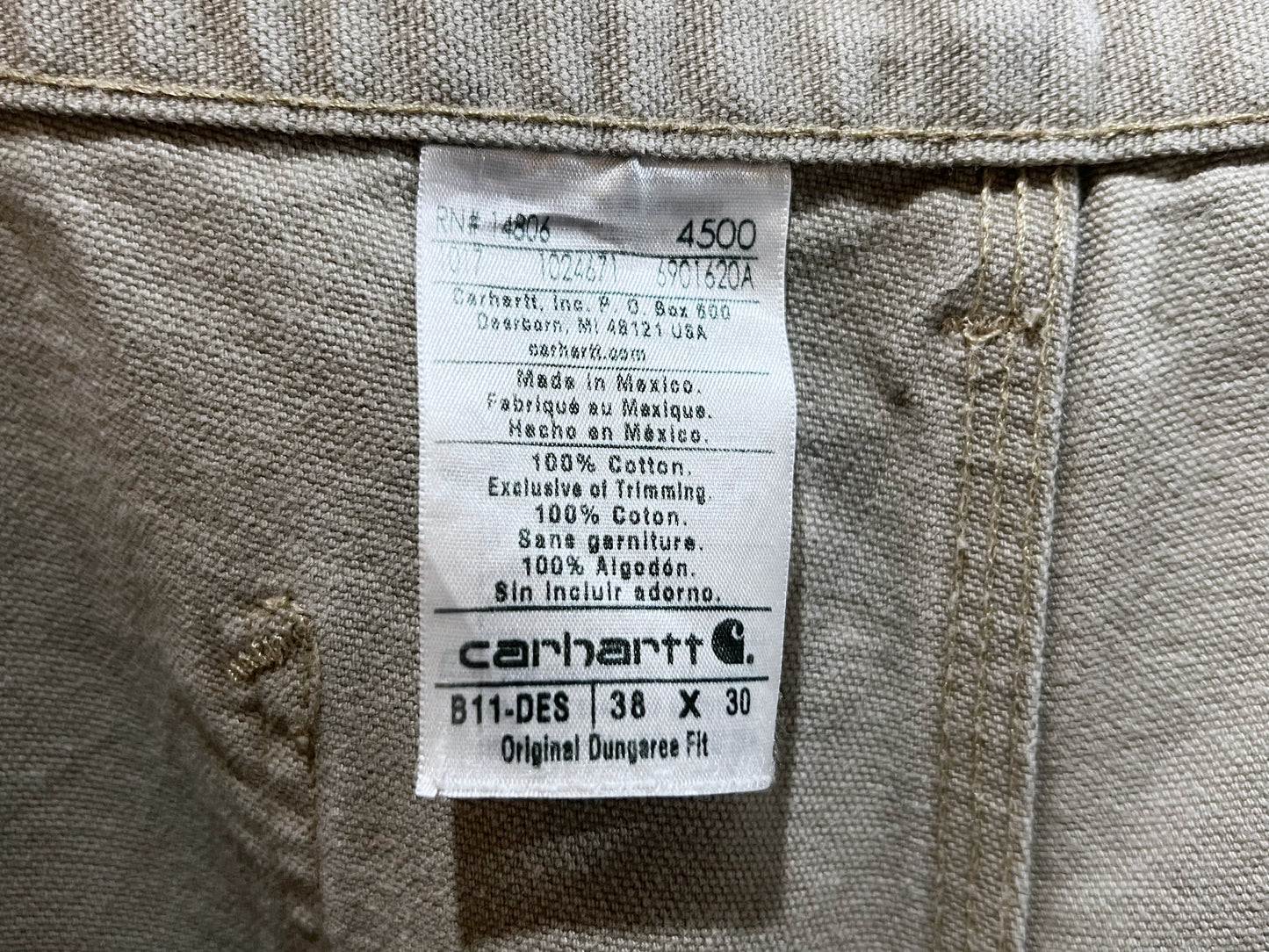 Carhart Greige Hard Canvas Painter Pants