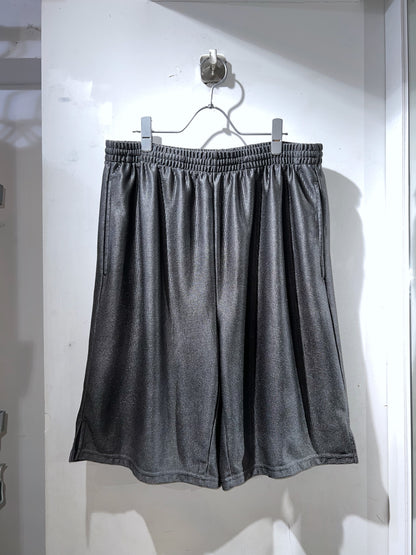 00s CHAMPS Metallic Grey Wide Court Shorts