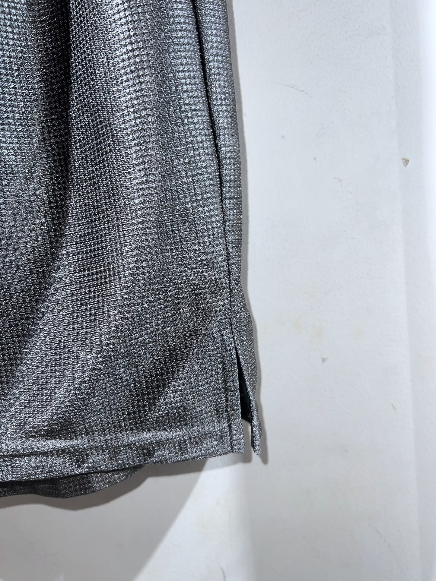 00s CHAMPS Metallic Grey Wide Court Shorts
